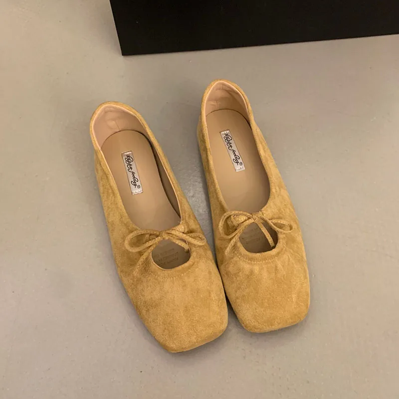 Modische Schmetterlingsknoten-Mary-Jane-Schuhe für Damen, neue Slip-On-Schuhe, flache Damenschuhe. – Detail 16