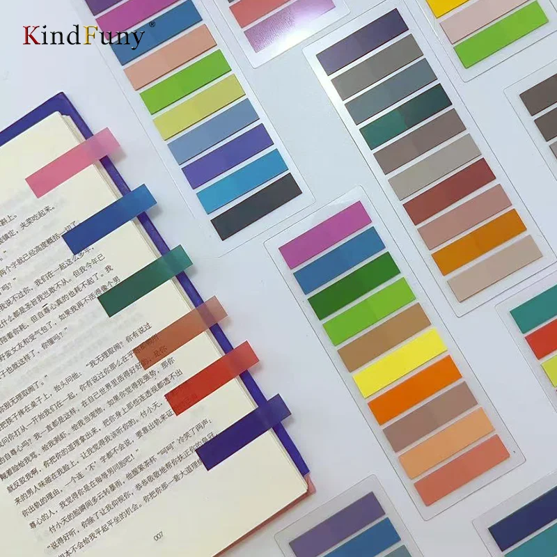 KindFuny 4800Pc Index Tabs Self Adhesive Page Markers Stationery Waterproof Sticky Notes Stationery Posted It