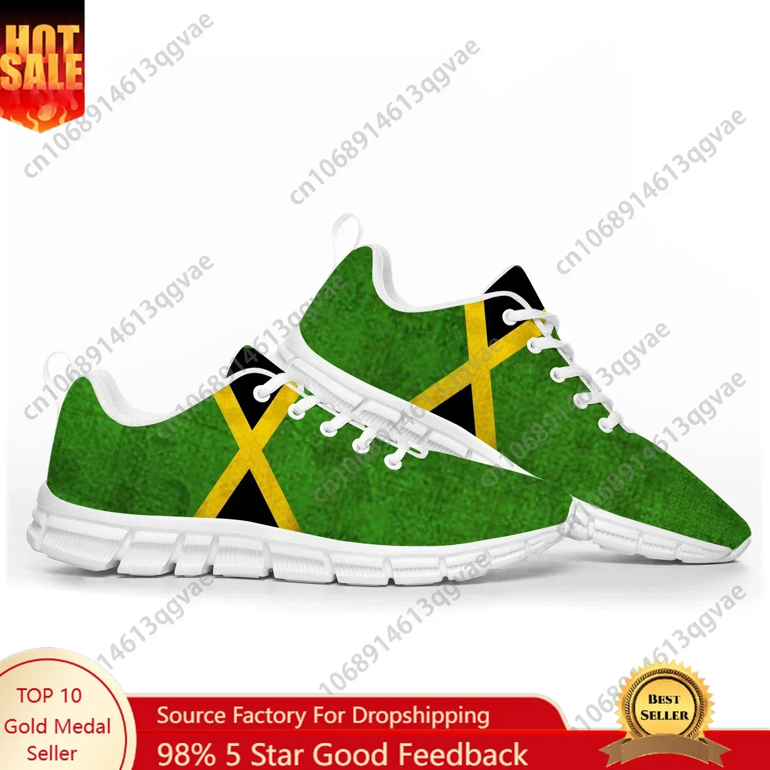 

Jamaican Flag Sports Shoes Mens Womens Teenager Sneakers Comfortable Fashion Casual Custom High Quality Couple Shoes