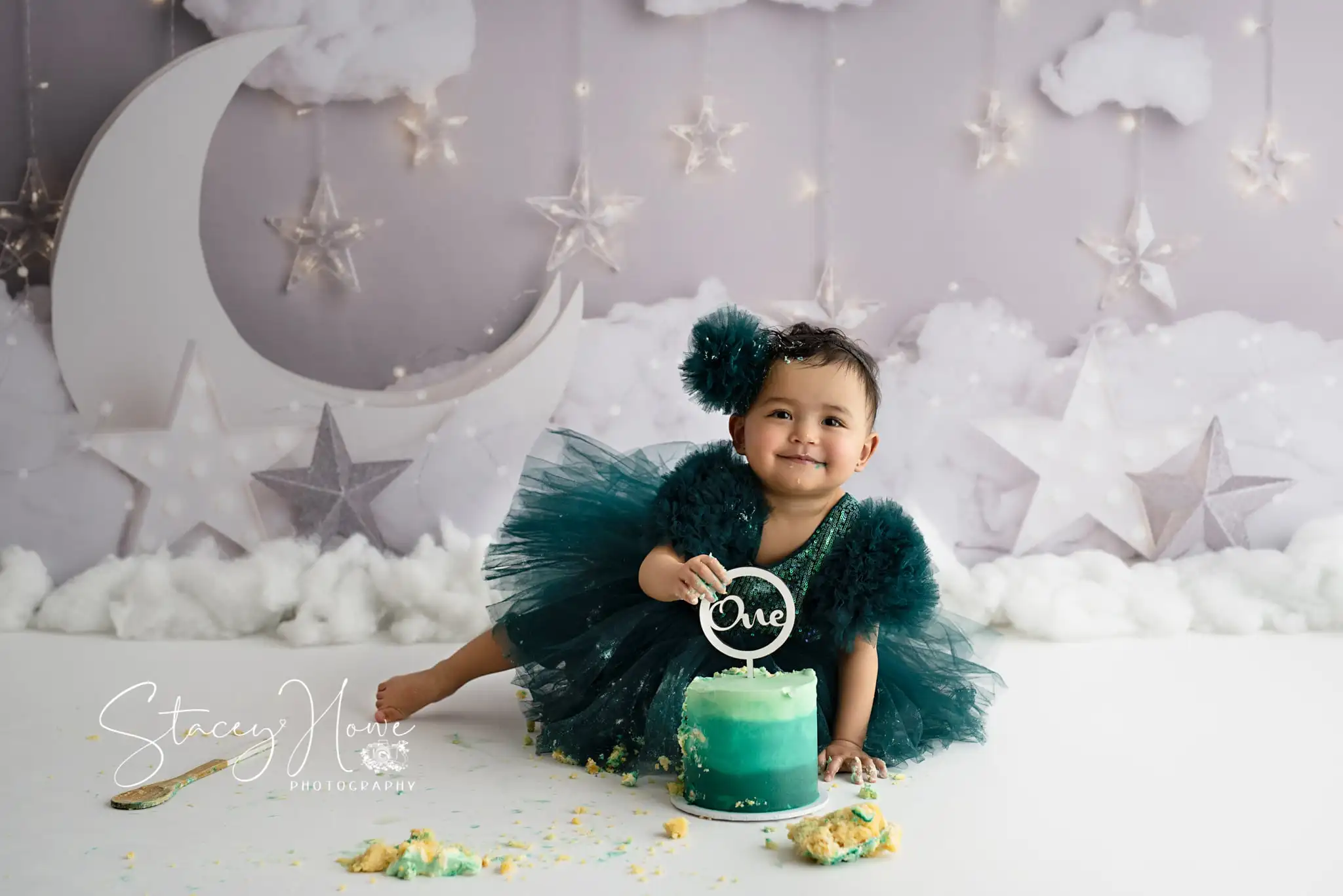 Dreamy by Sweet Memories Photo Backdrops Kids Baby Birthday Cake Smash Props Child Adult Photography Decor Moon Stars Background