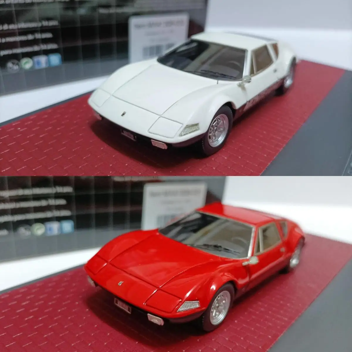 

Matrix 1:43 Monteverdi HAI GTS 1973 Red Simulation Limited Edition Resin Metal Static Car Model Toy Gift