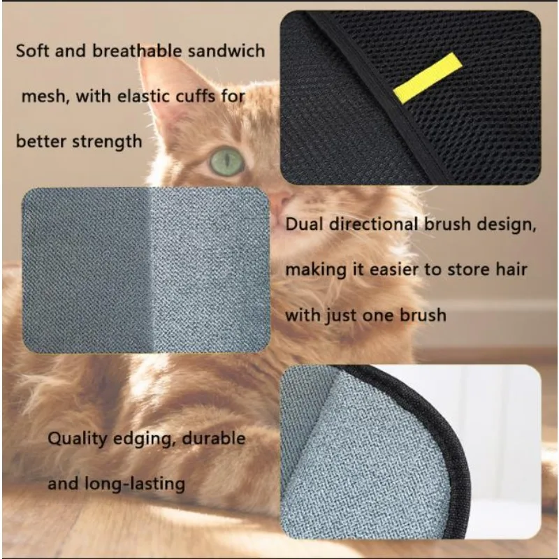 Pet hair removal tools, reusable double-sided beauty gloves, carpet treatment, pet fur, sofa supplies - Image 2