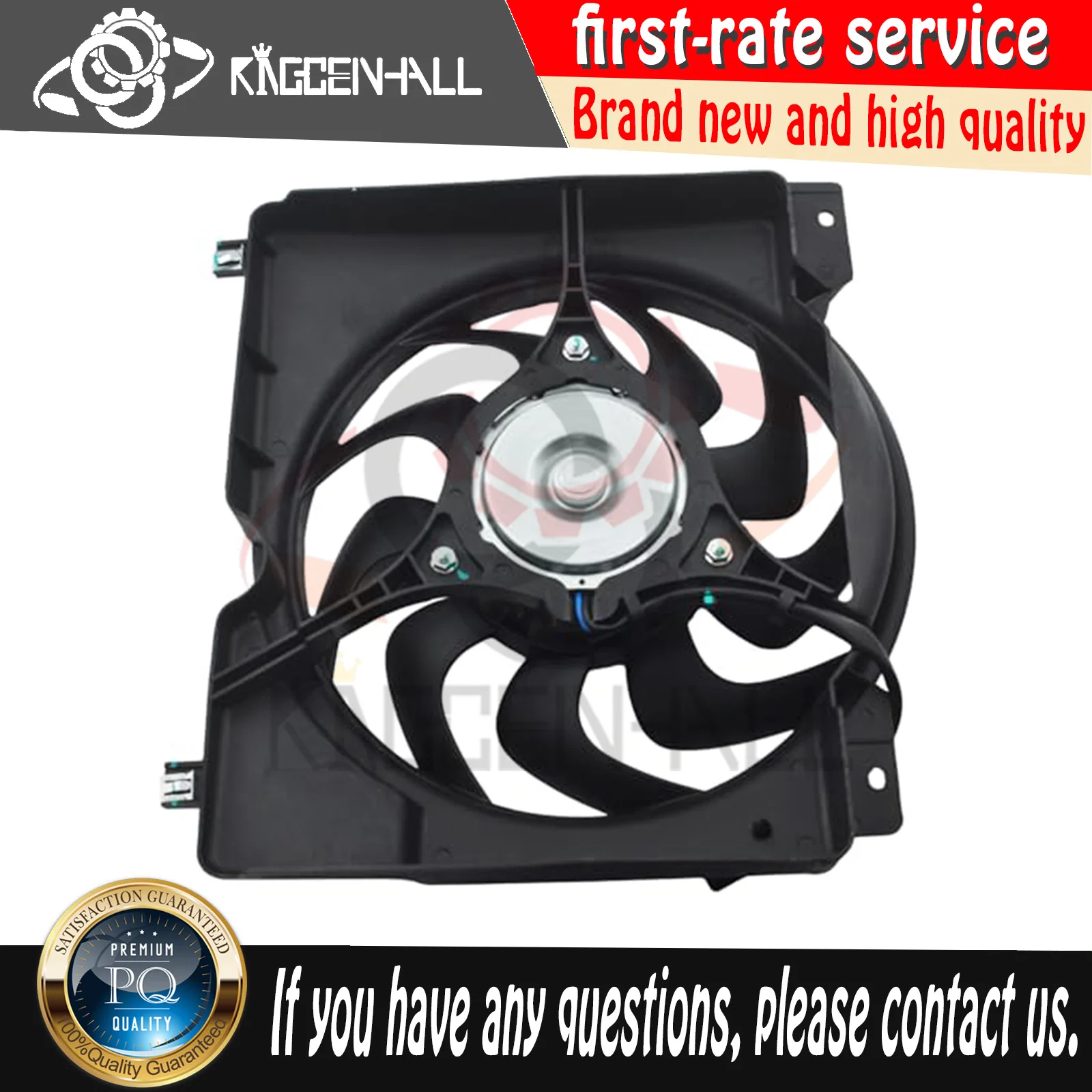 Car Electric Cooling Radiator Fan Assembly Compatible with Jeep Cherokee 4.0L 1997-2001 CH3115106 52028421 52028337AB 52028337AC