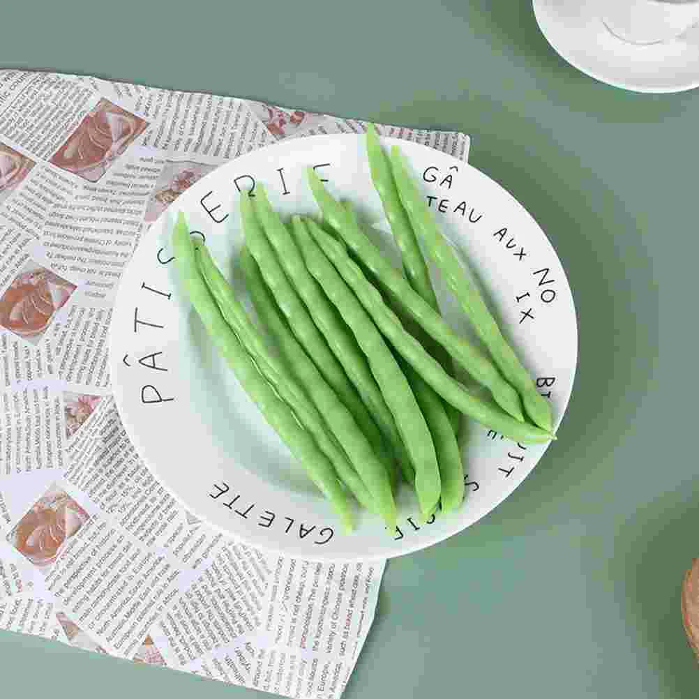 

10 Pcs Fake Food Simulation Vegetable Model Props Artificial Models Decorative Simulated Green Lifelike