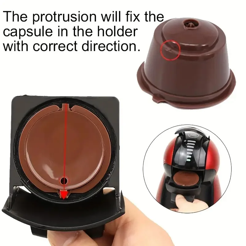 Reusable Coffee Capsule Compatible with Nespresso Machines Refillable Coffee Pod with Stainless Steel Mesh Filter Eco-Friendly image 2