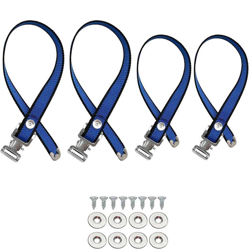 

NEW_4PCS Drywall Stilts Straps, Adjustable Stilt Leg Band Straps Kit