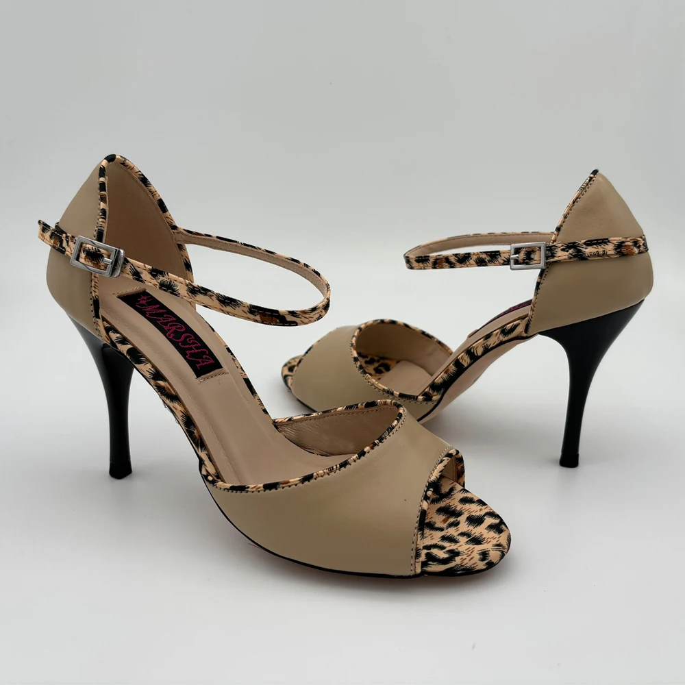 

Comfortable and Fashional Argentina Tango Dance Shoes Party Shoes Wedding Shoes leather outsole T620541NL 7.5cm 9cm heel
