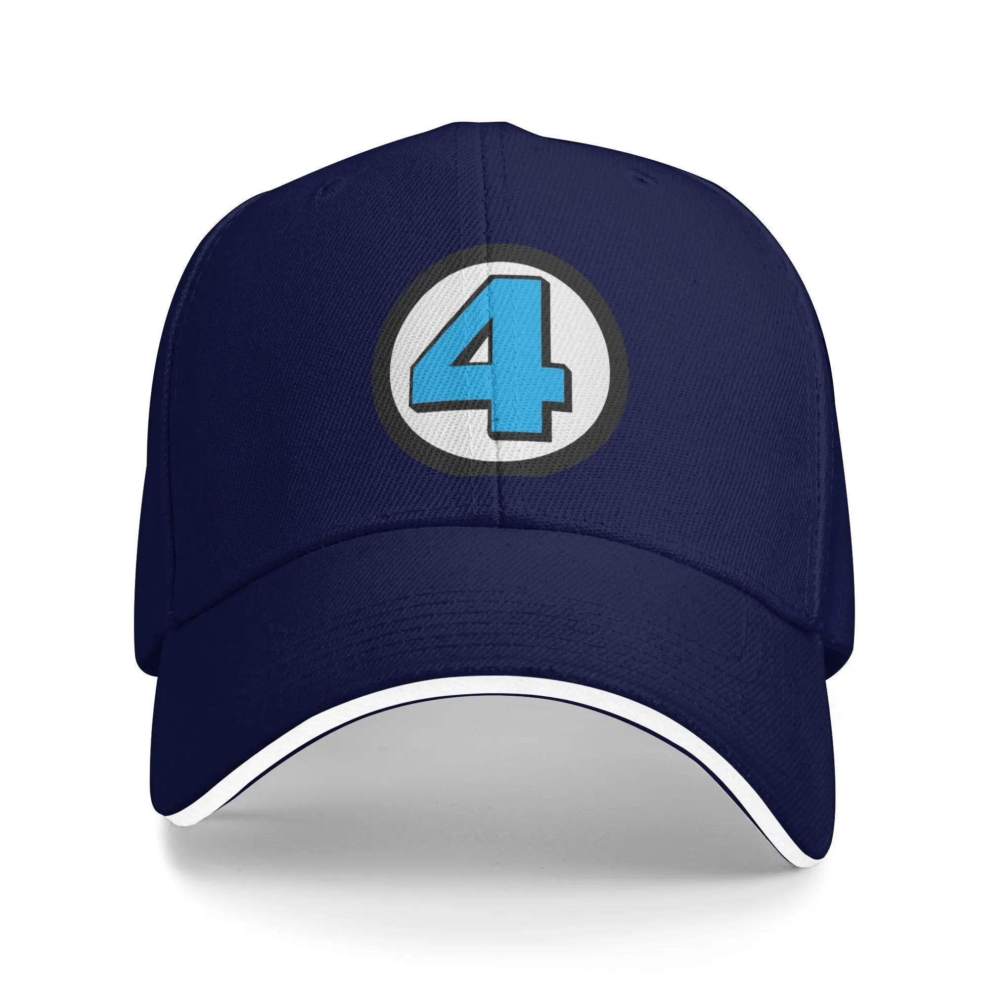 

Men Women Fantastic Four 4 Logo Hats Fashion Baseball Cap Dad Hat Daily Headewear Gift