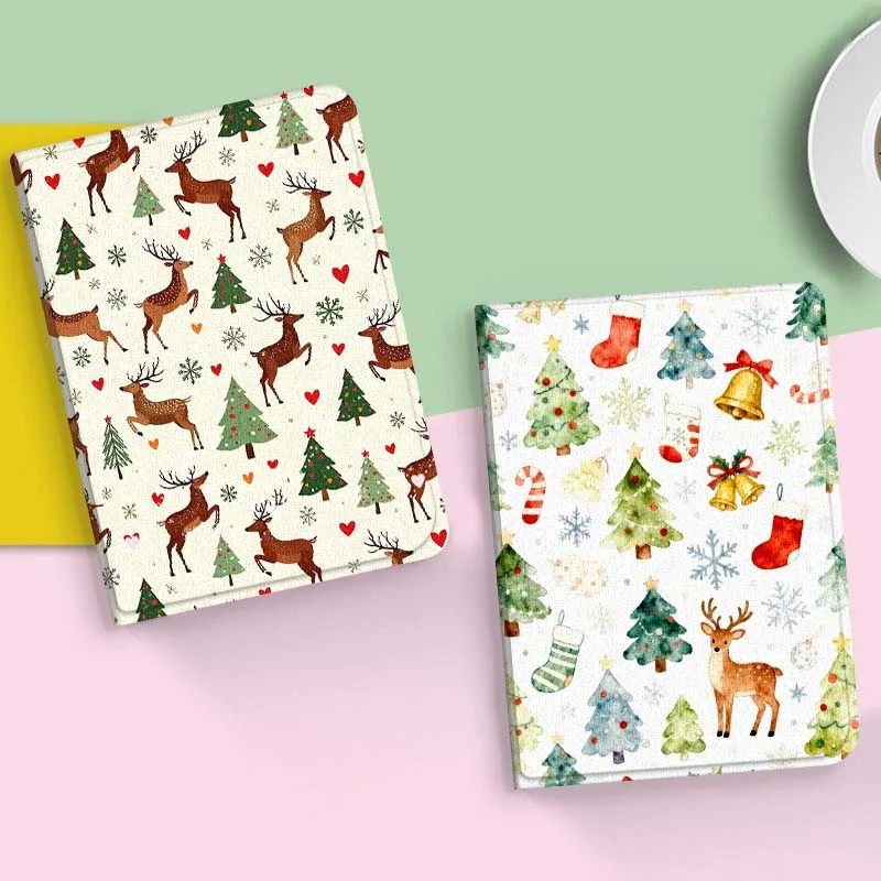 

Christmas Deer Design For Xiaomi Redmi Mi Pad 4 5 6 6s 7 8 SE Pro 2 11 Plus Max 12.4 11 11.2 12.5 8.7 inch Tablet Case