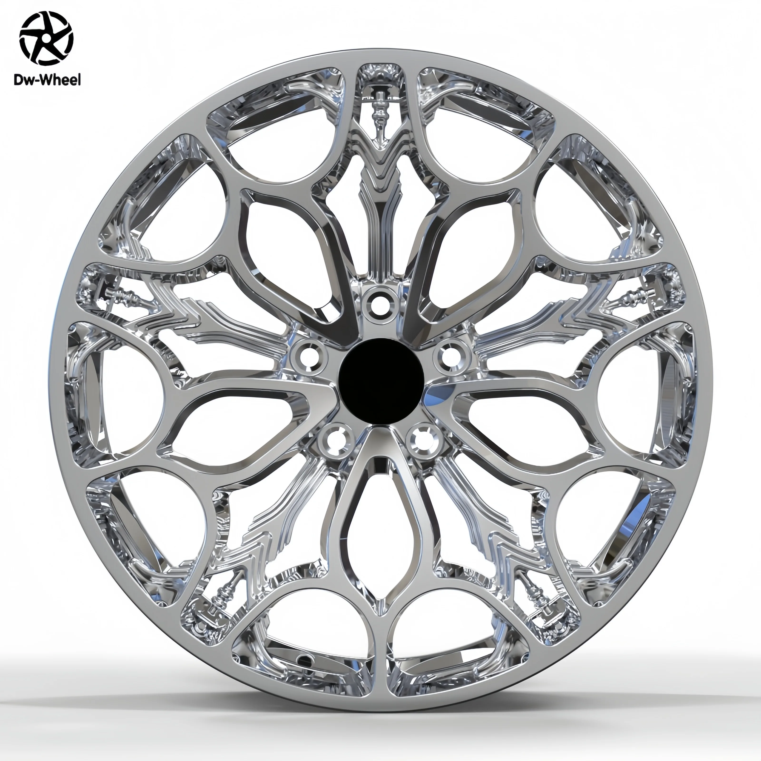 18-22 Inch Chrome Silver Racing Mesh Design Forged Alloy Wheels Rims Universal for Porsche Audi BMW