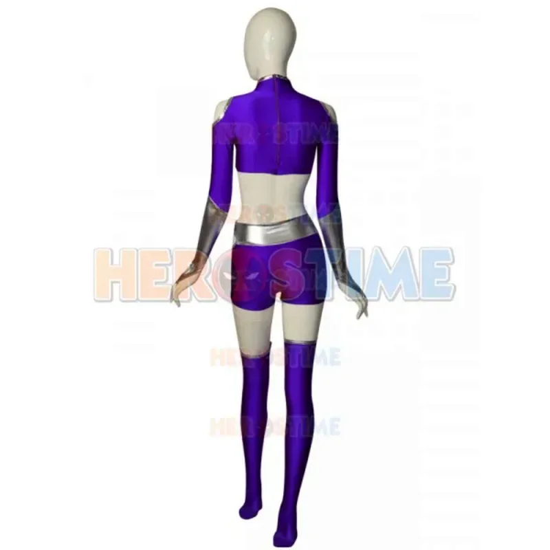 Bambini Adulti Starfire Costume Cosplay Spandex Zentai Suit Halloween donna Ragazze Donna NUOVA Tuta da festa sexy MN11