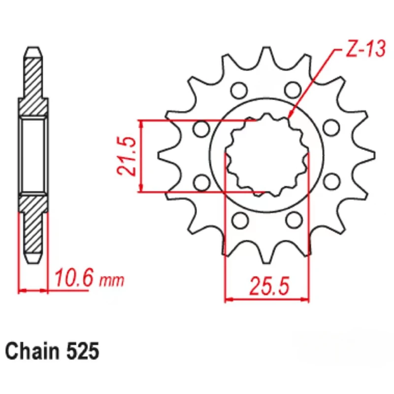 525 46T 14T 20CrMnTi Silent Motorcycle Front Rear Sprocket Kits For Benelli BN600 BN 600 TNT600 TNT 600