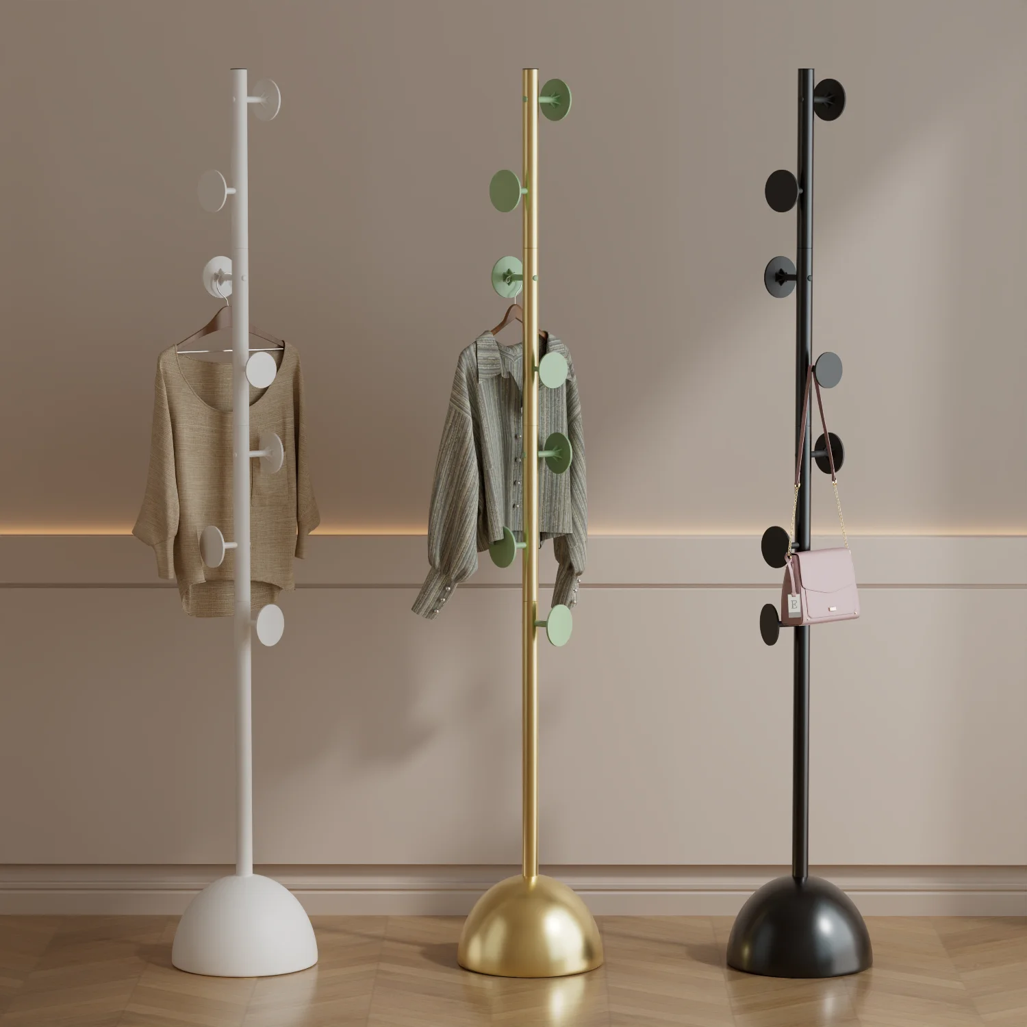 

Напольная вешалка для одежды в итальянском стиле для главной спальни, роскошная стойка для одежды, органайзер для хранения