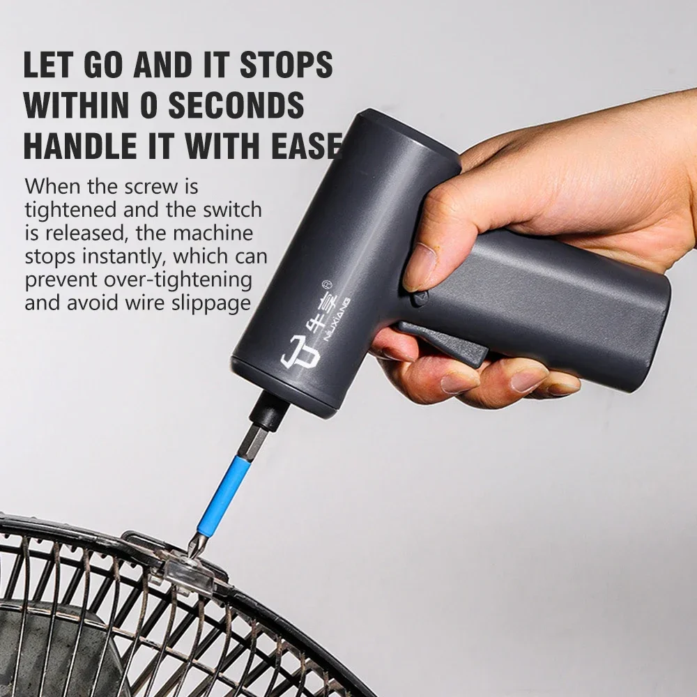 3.6V Electric Screwdriver Manual Cordless Household Multifunctional High Torque Mini Electric Screwdriver Suitable for DIY Tools