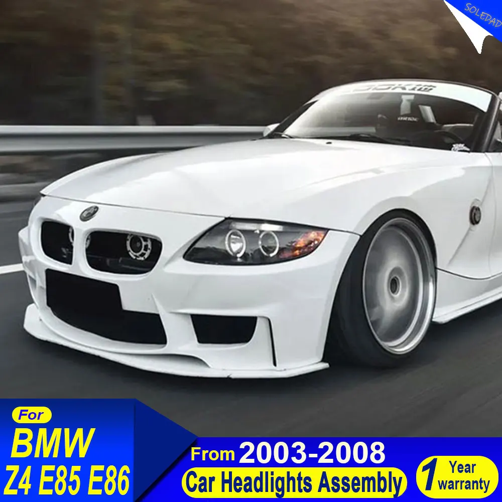 

Автомобильная полностью светодиодная фара для BMW Z4 E85 E86 2003-2008 новый стиль, светодиодная фара в сборе, обновленная линза проектора с высокой настройкой