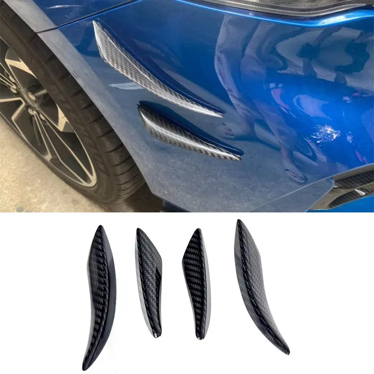 The carbon fiber front air knife is suitable for BMW 3 4 5 6 series M2 M3 M4 M5.