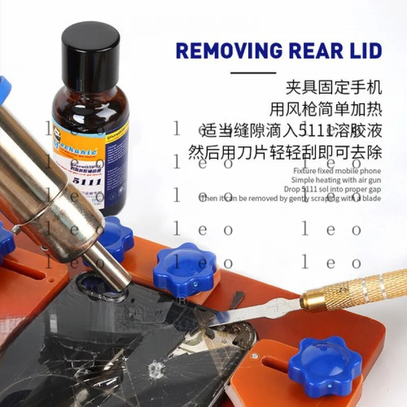 أداة إصلاح GG الغطاء الخلفي تفكيك حامل لقط للهاتف المحمول iPhone