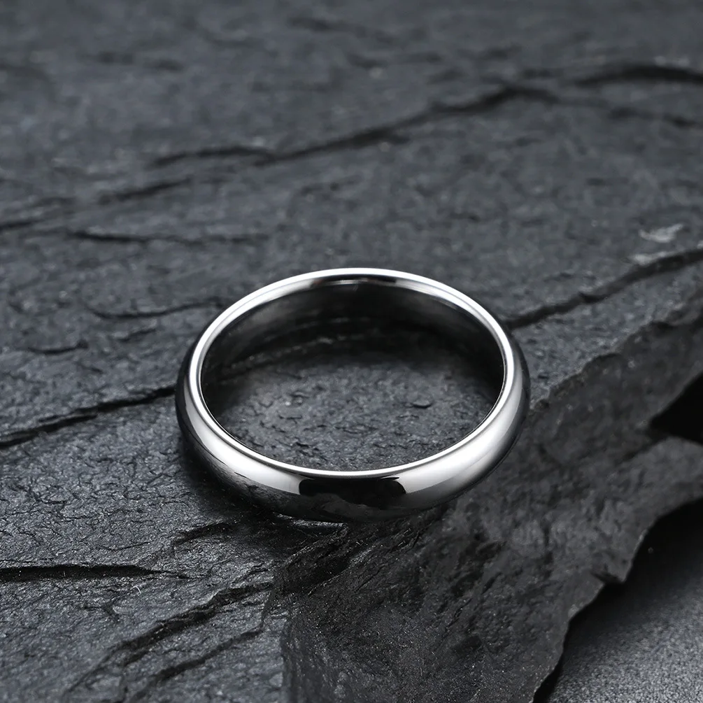 4/6/8MM Tungsten Carbide Ring Comfort Fit Rings Engagement Ring Wedding Band for Men Women Birthday Gift Never Fade Scratched