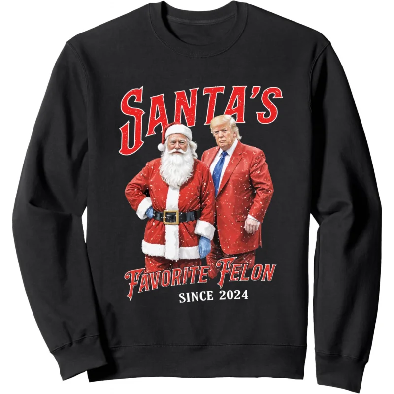 

Santa Claus's favorite fun Trump pullover since Christmas 2024