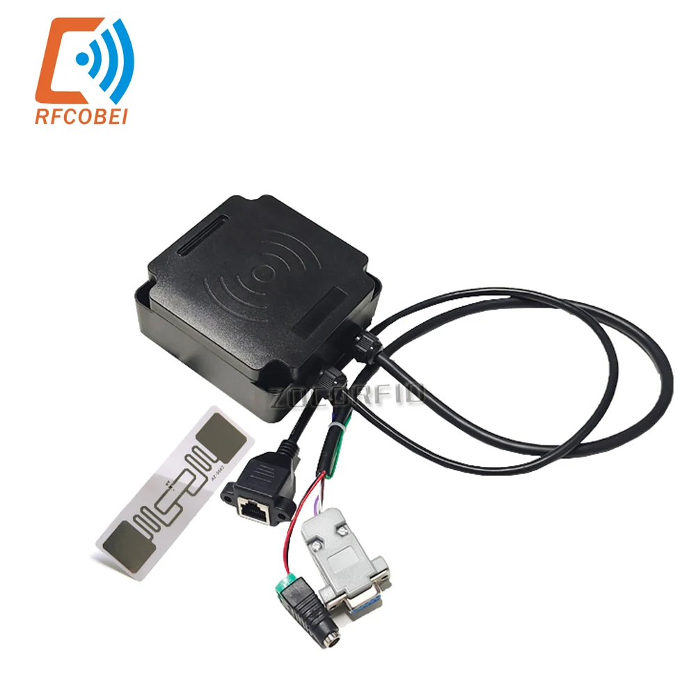 

2dBi 0-3M Warterproof 860-960Mhz UHF RFID Reader Modbus TCP/IP/RS232 Connected with PLC /Use for AGV Intelligent Vehicle