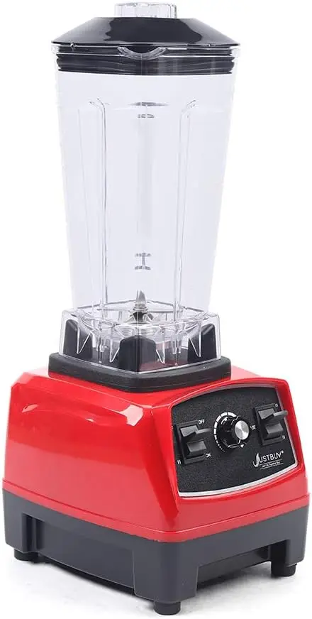 

Professional Blender, 2000ml Capacity, 2200W Power, 45000RPM Speed, Red Color, Smoothies and Shakes