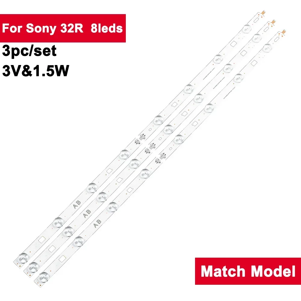 New 612mm 8Lamps LED Backlight Strip For Sony 32\