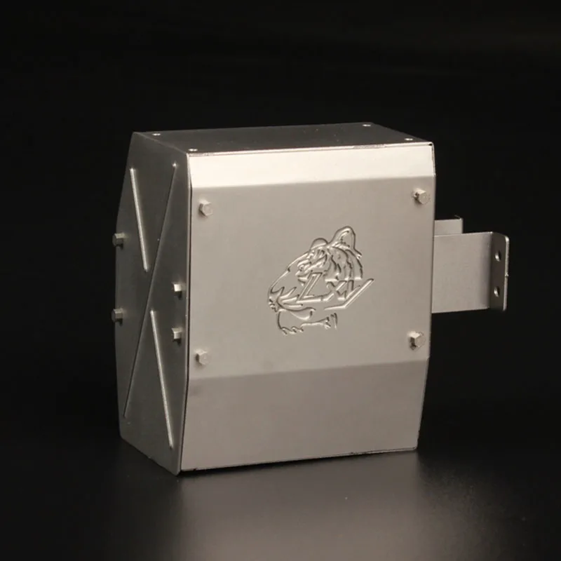 Maßstab 1:14 1 Stück Metall-Simulations-Auspuffbox für Tamiya RC Truck SCANIA 770S R620 VOLVO BENZ Arocs MAN TGX Autozubehör