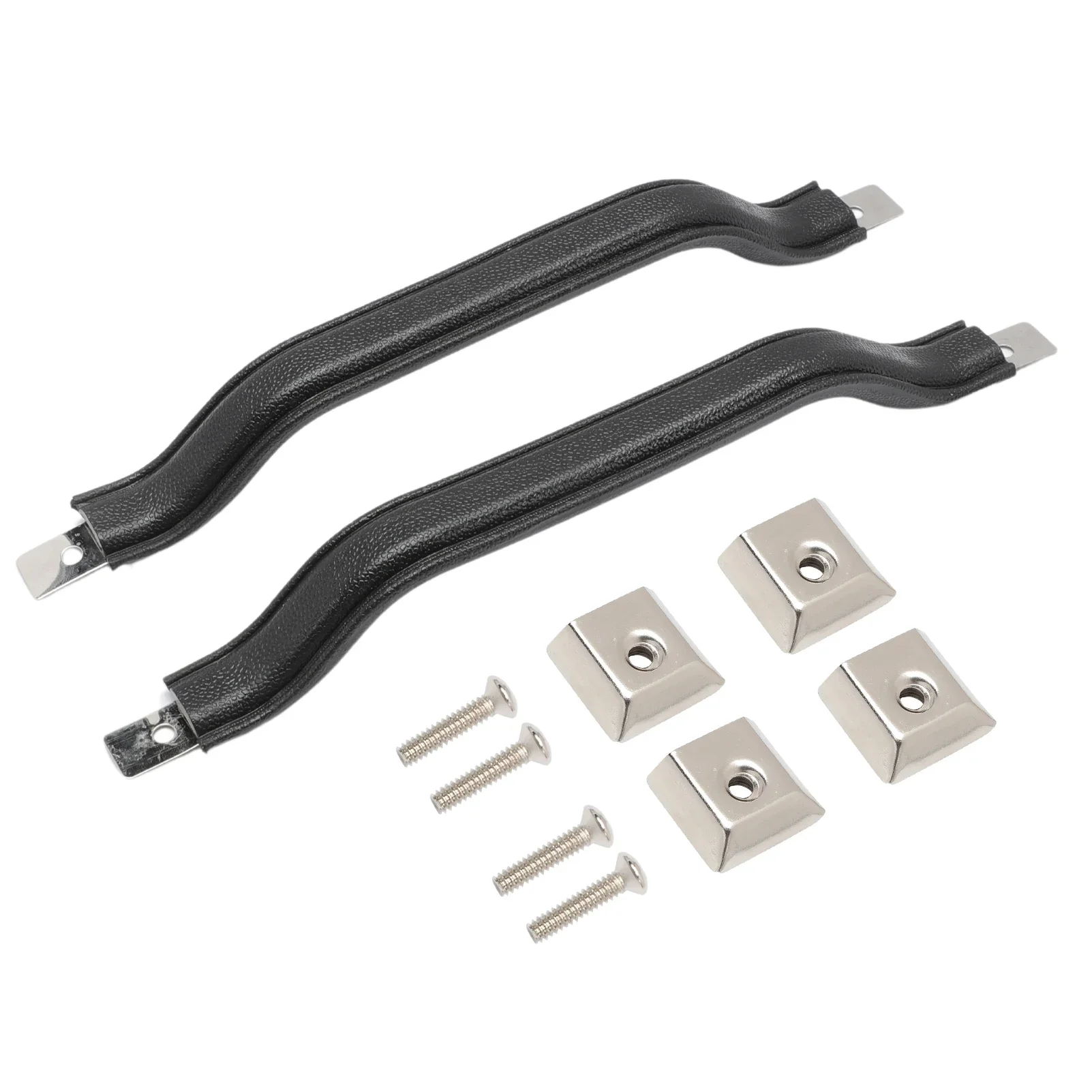 2 PCS ‎Black Front Interior Door Handle Pull Strap Kit for Jeep YJ Wrangler 1987-1995 L55009801K ‎55009801K