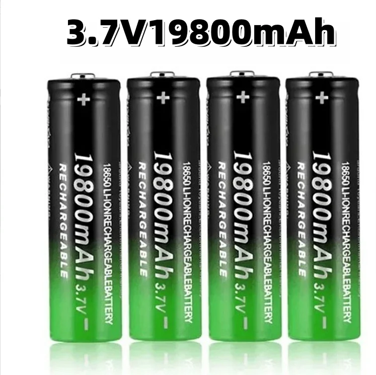 

100%New 19800mah 18650 Li-Ion battery 3.7V rechargeable battery for LED flashlight flashlight or electronic devices batteria