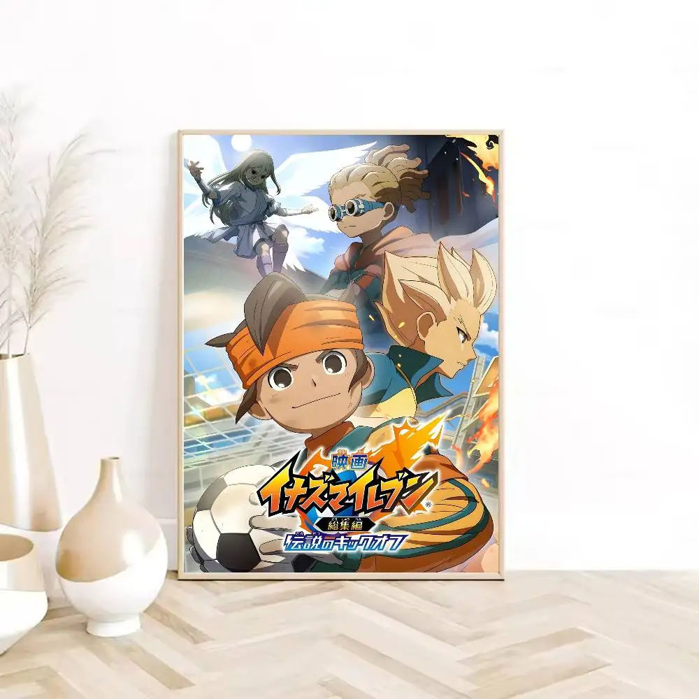 ملصق مسلسل تلفزيوني I-Inazuma Eleven عالي الدقة جدار لاصق مقاوم للماء لغرفة المعيشة المنزلية وغرفة النوم والديكور الجمالي
