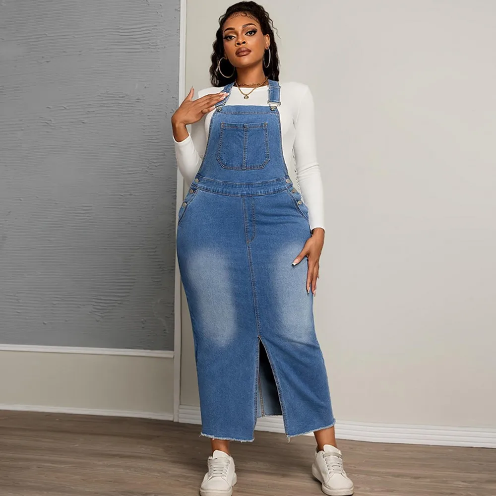 XL-5XL grande taille vĂȘtements Robes femmes Robes Ă©tĂ© automne ample Style de rue dĂ©contractĂ© 3XL 4XL grande taille Maxi robe surdimensionnĂ©