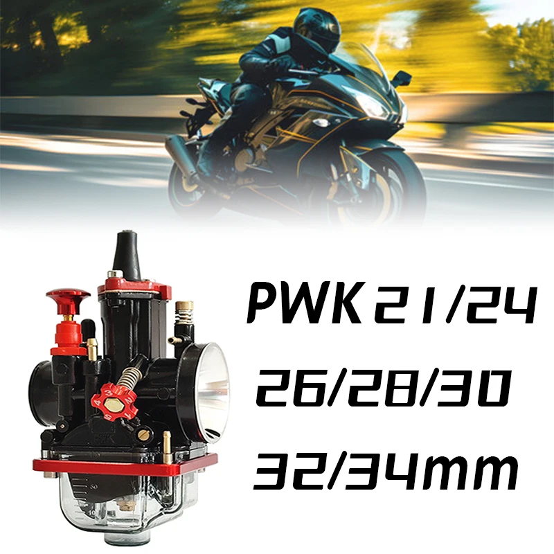 

PWK Carburetor 21-34mm High Performance Racing Carb with Power Jet 2/4-Stroke 50-300cc Engine for Motorcycle ATV UTV Dirt Bike