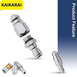 Water Jet High Pressure Sprayer Nozzle Clean Sewer 1/4
