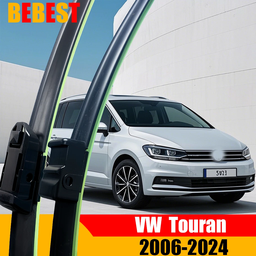 For VW Touran I Touran II 1T1 1T2 1T3 5T1 2006-2024 Front Wiper Blades Windshield Windscreen Accessories For VOLKSWAGEN 2022