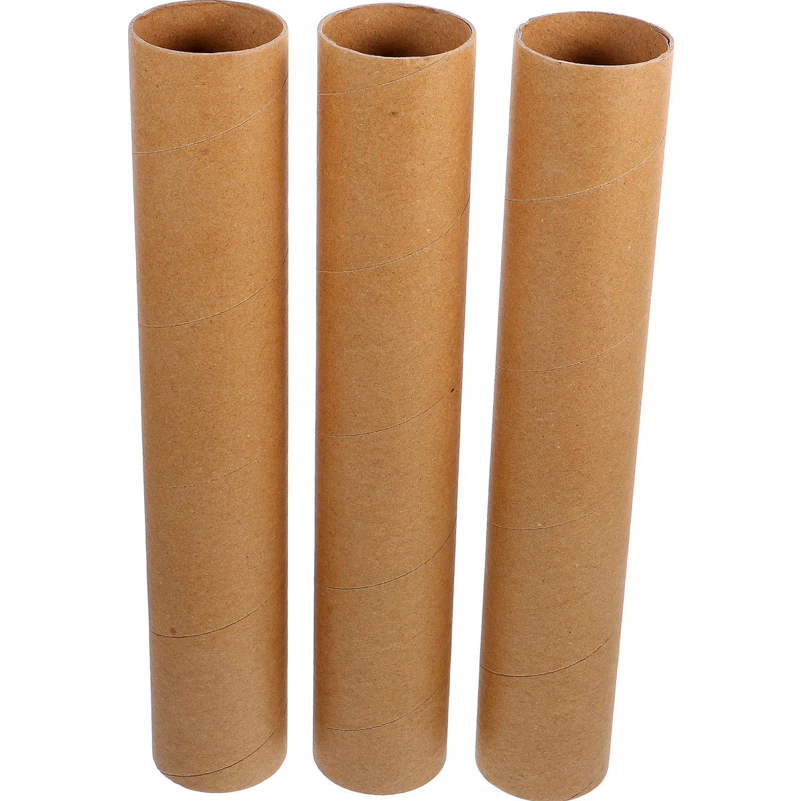 

3PCS Paper Tube Cores 30cm 5cm Diameter Blank Cardboard Rolls for Crafts Kids Education Supplies Storage