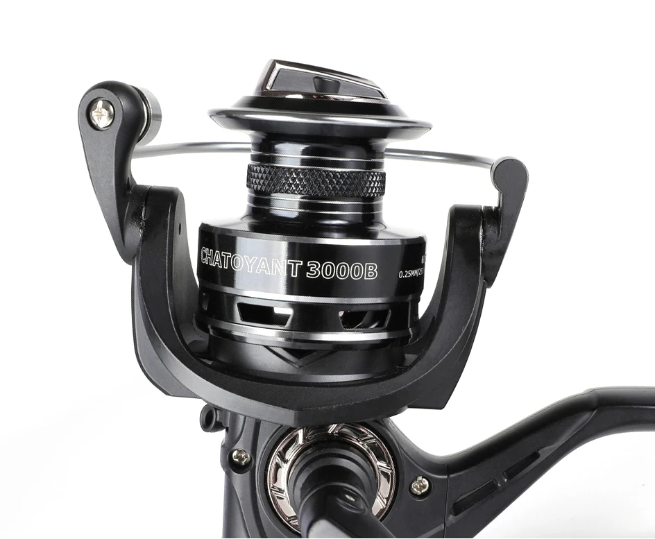 MIFINE CHATOYANT Spinnrolle Max. Bremskraft 14KG Übersetzungsverhältnis 5.2:1 Größe 3000-6000 5+1BB Doppelbremse Karpfenangelzubehör – Detail 9