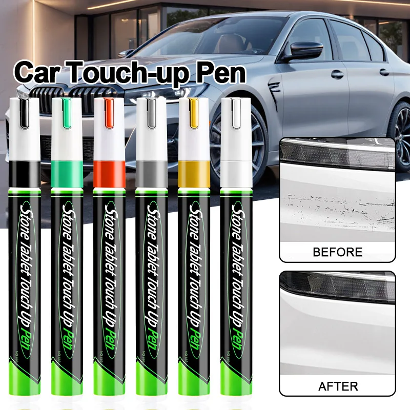 Golden Tombstone Marker Inscription Restoration Pen,  Weatherproof Tracing Pen Quick-Dry Touch Up Paint Pen for Granite Stone image 3