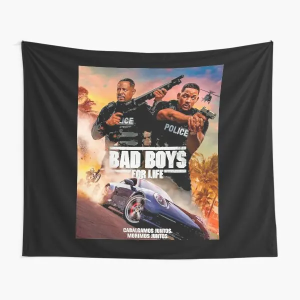 Vintage The Bad Boys Is Back Idol Gift F  Tapestry Blanket Decor Towel Travel Art Bedspread Wall Printed Bedroom Mat Living