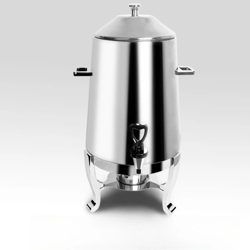 Stainless steel juice Ding heating insulation milk soy milk coffee Ding hotel buffet stove tableware coffee equipment