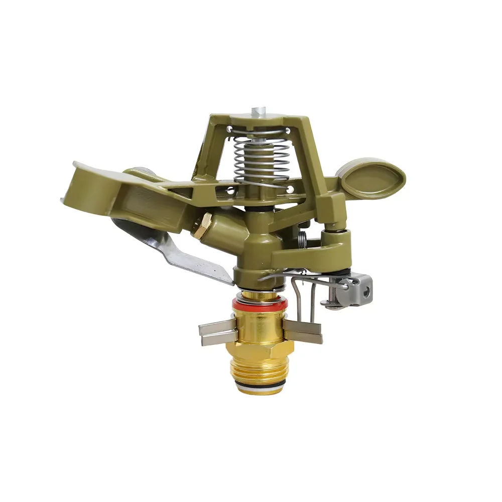 4-Point Zinc Alloy Adjustable Rocker Arm Sprinkler Head 360-Degree Rotating Lawn Irrigation Garden Sprinkle System