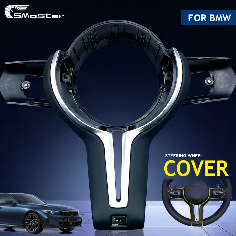 

Leather M3/M6 Thong Steering Wheel Cover Trim for BMW F20 F30 F10 F15 F16 F25 F26 F35 F80 1/2/3/4/5 Serise Interior Accessories