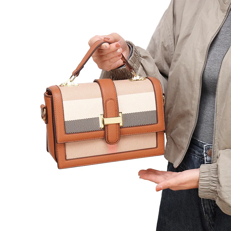 Classic Shoulder Bag Handbag For Women, Premium Crossbody Messenger Bag In Genuine Leather, Luxury Brand Fashion