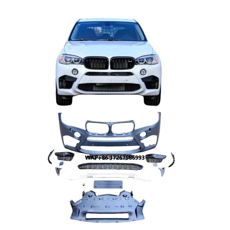 

For X5 F85 Front Bumper Kit Durable Plastic Surround Upgrade for F15 Used Condition
