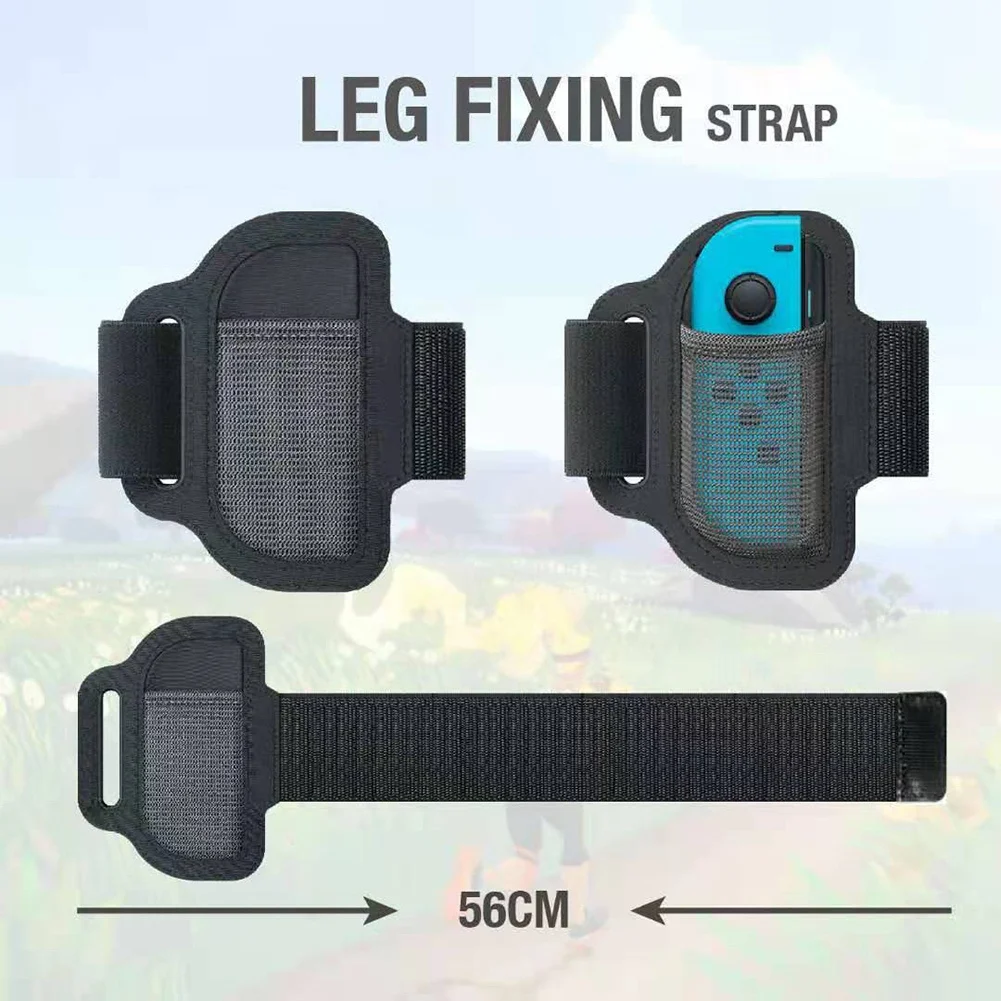 For Switch Leg Straps Ring Fit Adventure Leg Adjustable Elastic Sports Straps Ring Adventure for Nintendo Switch