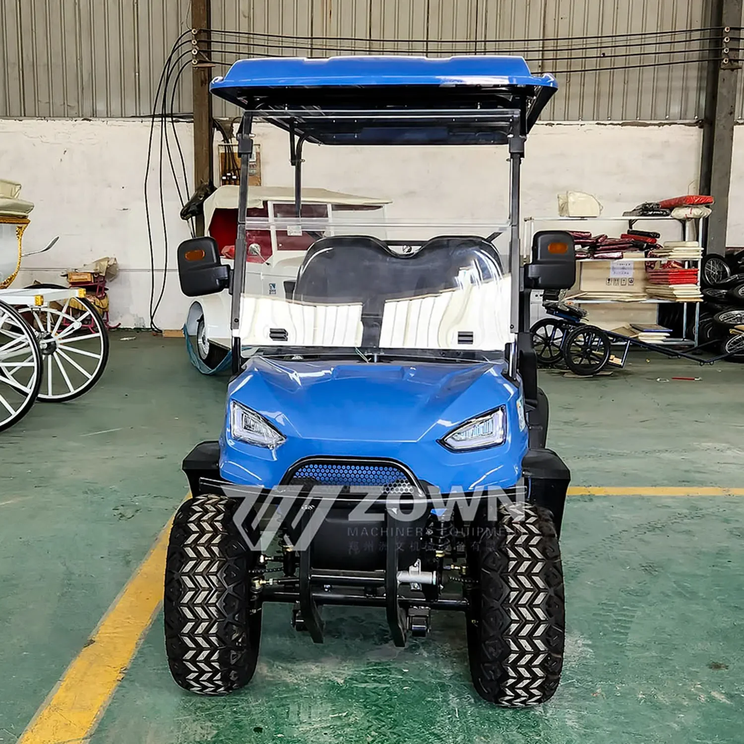 Best Selling 2024 Cheap Wholesale Price Premium Club Car Lifted 4 Passenger High Version Electric/Gasoline Golf Cart