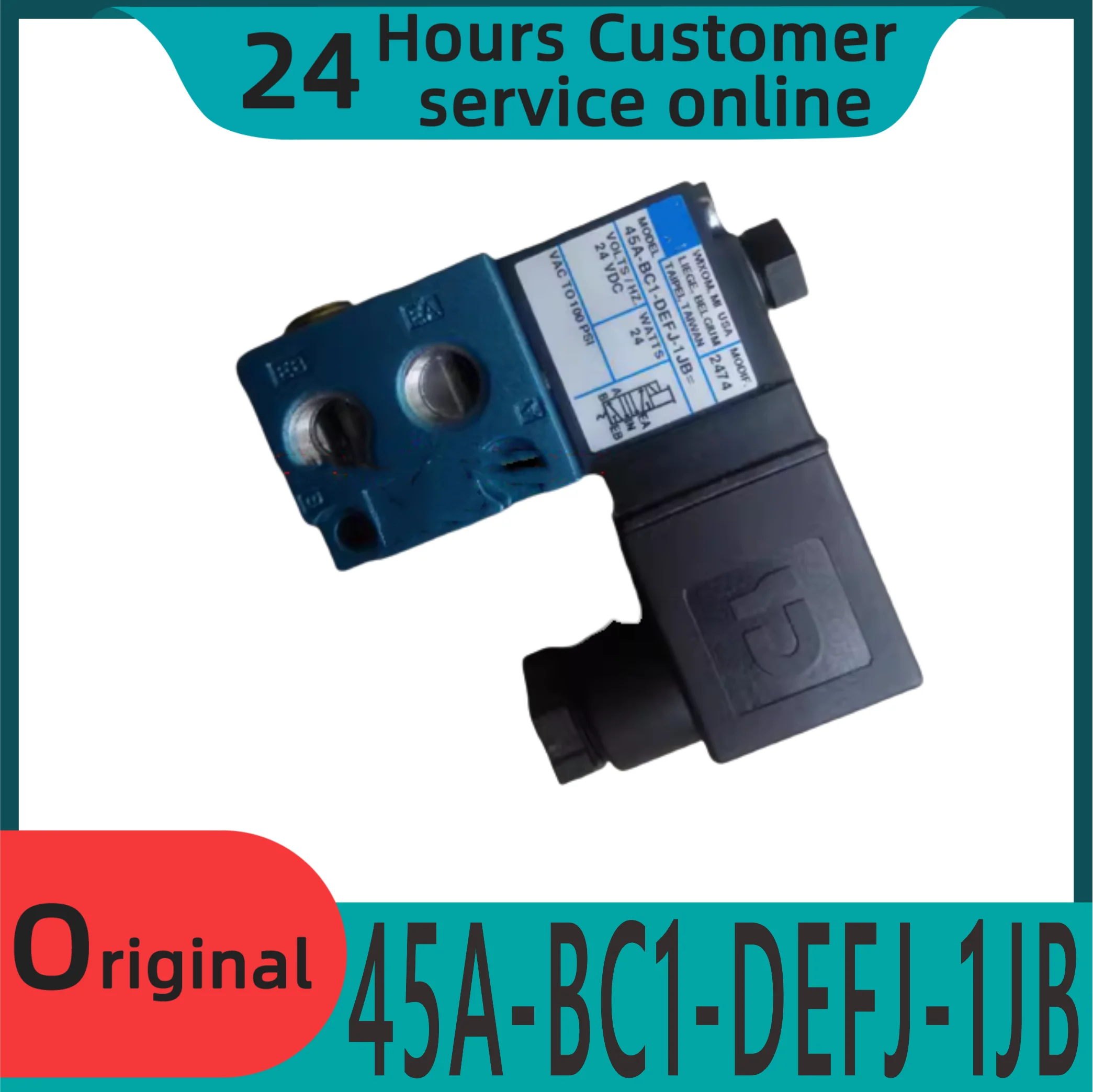

Совершенно новый оригинальный электромагнитный клапан 45A-BC1-DEFJ-1JB MODIF: 2474