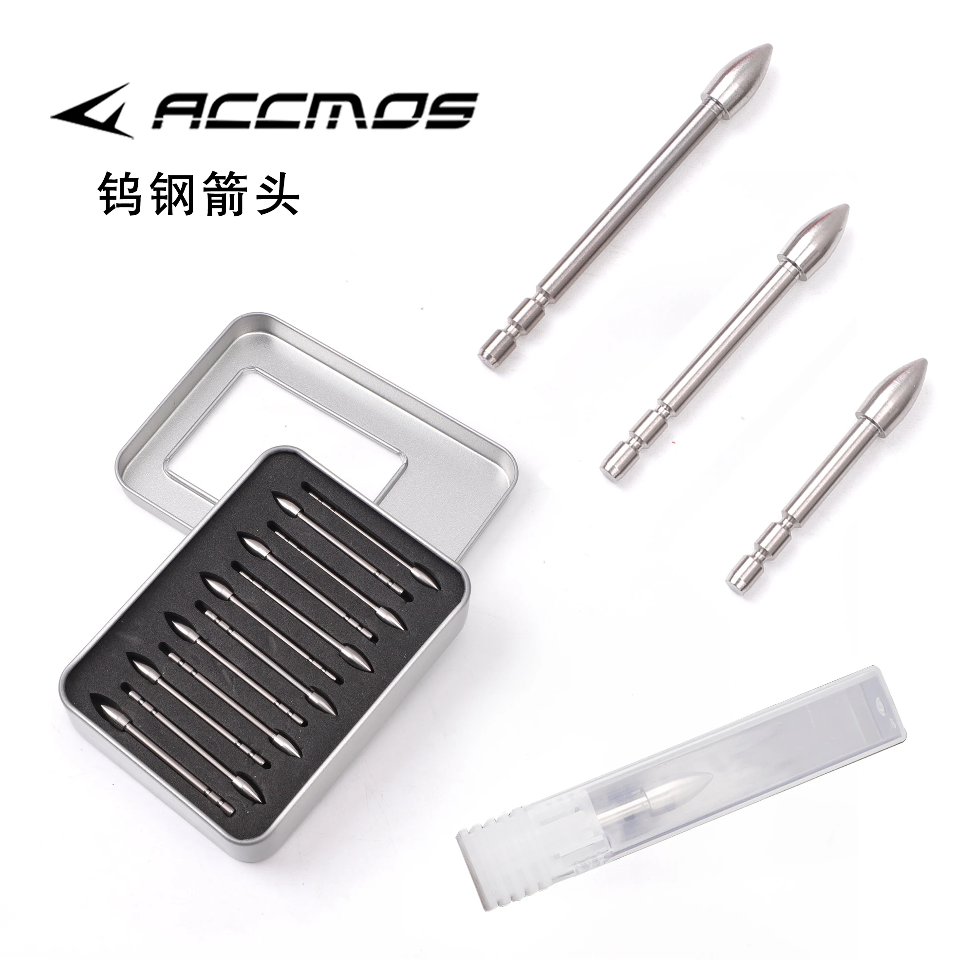 

12pcs ID3.2mm Tungsten Arrow Head Insert Arrow Point 100/120/140 Grains Tips Archery Arrow Shaft DIY