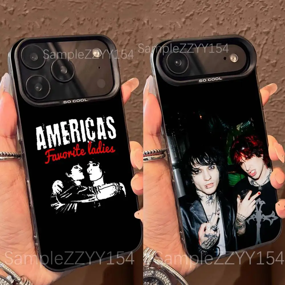 

Jake And Johnnie Phone Case For iPhone 17,16,15,14,13,12,X,8,Pro,Max,Plus,E,SE4,Air,Mini Black IMD Matte