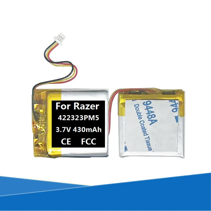 430mAh 422323PM5 RZ01-0512 Battery For Razer Viper V3 Pro Gaming Mouse