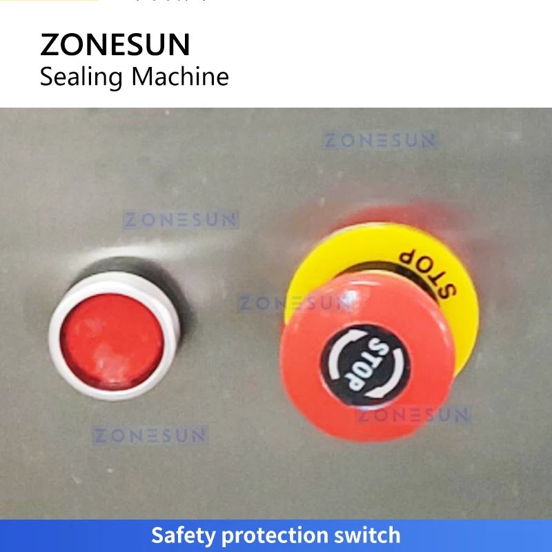 Zonesun ZS-RGS1 Buis Opening Folie Sluitmachine Tamper Evident Seal Cosmetische Buis Sealer Plastic Buis Top Sluitmachine